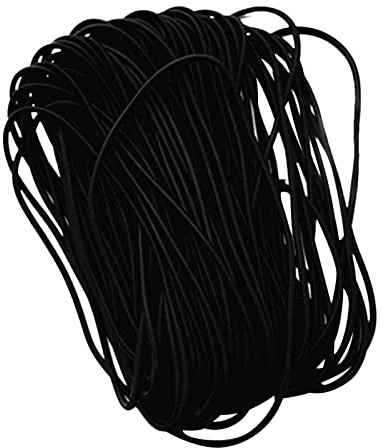 pistro Expander Rope - Rubber Rope - Tensioning Rope - Bungee Rope - Black, 10m