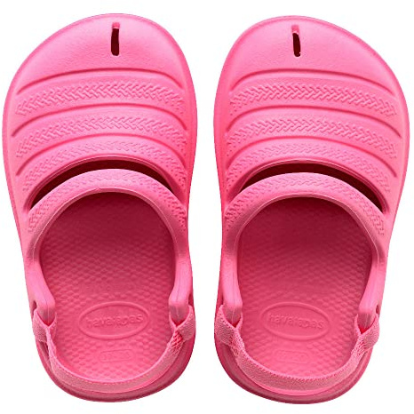 Havaianas Unisex Baby Clog Sandal, Cyber Pink, 21 EU