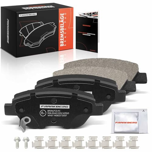 Frankberg Brake Pad Set Includes 4 brake pads Front 1605226 1605184 | Compatible with: Corsa D S07, Corsa D Box/Hatchback S07, 169, Doblo Box/MPV 223, Adam M13, Box/Hatchback 169