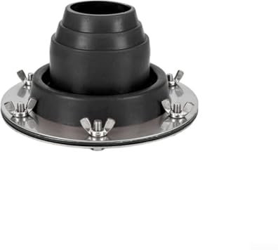 Cubierta de silicona antiquemaduras para chimenea de tienda, kit intermitente de chimenea de tienda Accesorios de camping al aire libre para estufa de viajero de quemador de leña (negro)