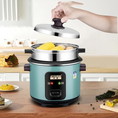THEGA Mini Olla Arrocera - Olla Arrocera, Olla Arrocera De Viaje Pequeña Antiadherente Portátil, Cocción Rápida De 15 Minutos, Mantener Caliente, Olla Arrocera Pequeña Adecuada para 1-3 Personas(5L)