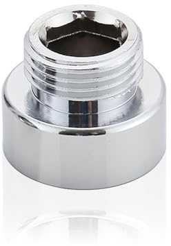 Dreamil Reduzierstück 3/4 Zoll Innengewinde auf 1/2 Zoll Außengewinde Brauseschlauch Adapter Premium-Kupferummantelung für Wasseranschluss