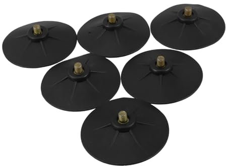 NULYLU 6pcs Boxing Sandbag Suction Cups Replacement Base Heavy Duty Rubber Sucker Parts for Standing Boxing Training Equipment