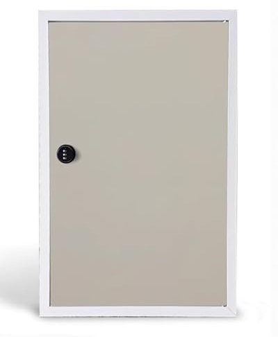 Revisionsklappe Trockenbau Aluminium-Revisionsklappe 150 X 250, 300 X 300, 400 X 400, 600 X 600 mit Schloss, Duschventil-Renovierungsabdeckung, Wandverkleidungsset, Badezimmer-Serviceschachttür(Gray,3