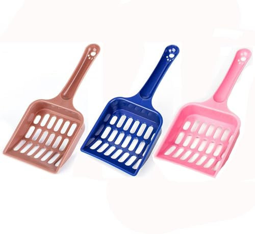 Wxinsheng Katzenstreu Schaufel,3 Stück Katzenstreuschaufel,Katze Wurf Scoop,Katzenstreu Scooper,Katzenstreu Schaufel,für Reinigung Katzenklo Katzen Hunde Pooper Scoope