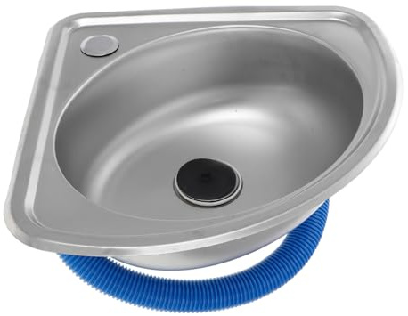 WEKADRIN Kompakte Spüle für Wohnwagen Multifunktional als Gemüsespüle Geschirrspüle Waschbecken für Camping und Outdoor Platzsparend Langlebig Zufällige Farbe Zufällige Farbe