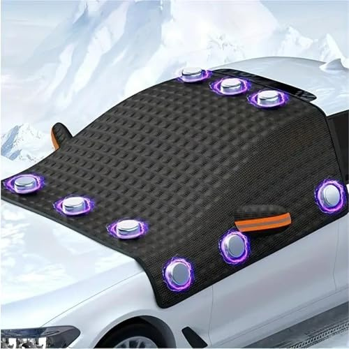 Cubierta del Parabrisas Cubierta Nieve Ventana Invierno Coche, Parabrisas Magnético Gran Tamaño, Cubiertas Anticongelantes, Visera Cristal