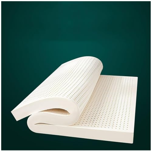 Colchón de látex 100% látex Mediano Suave Suave colchón ortopédico con Cubierta extraíble colchón de látex Natural,10cm,70x190cm(27X75in)
