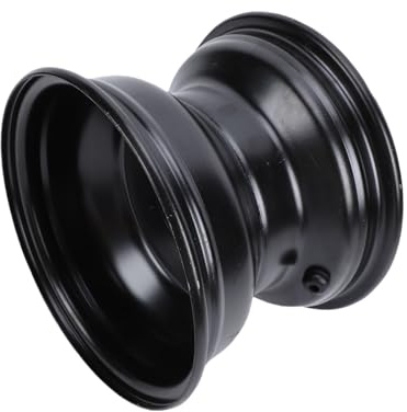 aqxreight Cerchione Posteriore ATV 18X9.50 8 Cerchio Ruota Posteriore in Acciaio con Rivestimento in Vernice Nera 4 Fori Cerchione Go Kart 8 Pollici per Tosaerba Quad Dirt Bike