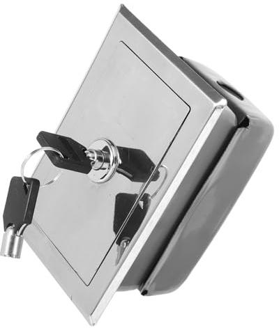 Générique Boîtier de Verrouillage Électrique pour Volet Roulant Interrupteur de Porte à Volet Roulant avec 2 Clés Système de Verrouillage Sécurisé pour Portes Sectionnelles Installation