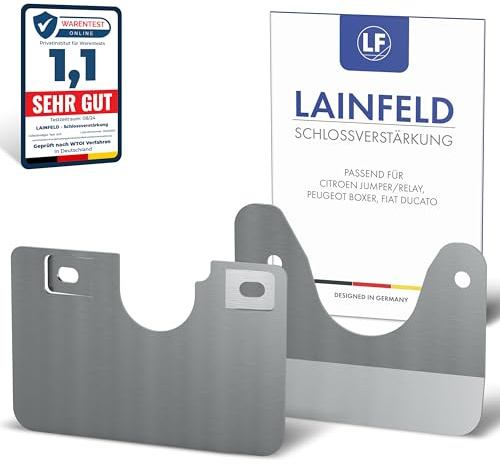 LAINFELD Einbruchschutz | Prick Stop Fahrertür | Türsicherung für FIAT Ducato, Citroen Jumper, Peugeot Boxer | Wohnmobil Sicherheit Prickstop