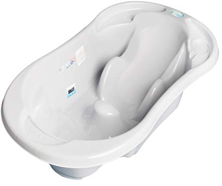 Baignoire bébé avec réducteur intégré Gris/sans option