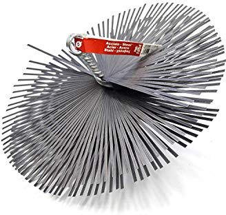 PYRO FEU 862595 Igel, Schornsteinfegerkopf, Stahl, 150 mm, metrisches Gewinde 12, Grau