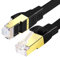 SHULIANCABLE Cable Ethernet Cat 8, Cable de Red Plano Cable de Conexión RJ45 LAN Cable 40 Gbps,2000Mhz, para Router,TV Box,PS5,Servidor (5Meter)