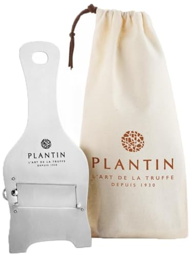 Plantin Truffle Slicer – Stainless Steel Gourmet Kitchen Tool – Adjustable Blade for Precision Slicing of Fresh Truffles, Mushrooms, Chocolate, or Hard Cheeses with Ease - Dishwasher Safe
