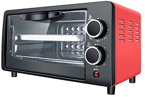 MXXHFC Forno Elettrico Domestico Forno 12L Piccola Torta Cottura Forno Multifunzionale Desktop Pizza Pane Macchina per Cottura Forno Alogeno (Rosso)