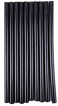 ZAYRAY 10 x Heißklebestifte, 150 x 7 mm, Schwarz