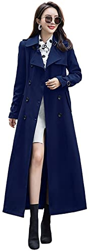 ebossy Women's Women Duster Trench Dress Coat Maxi Coat (pack of 1)