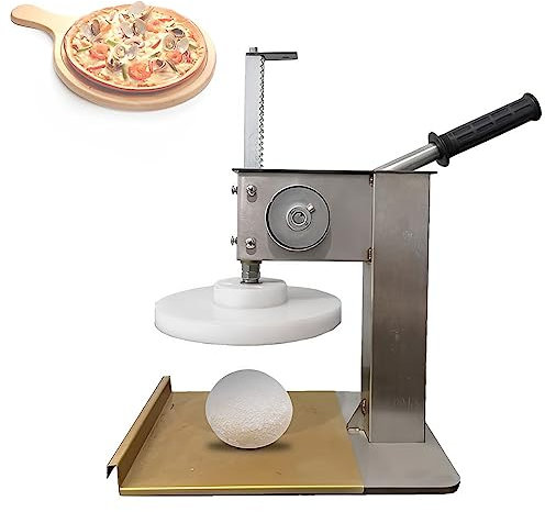 Kommerzielle Maschine, Pizzateigpresse, 7,8 Zoll/20 cm Gebäckpresse, manuelle Pizzaformmaschine aus Edelstahl, kommerzielle Teigpresse für den Haushalt für Pizza, Tortilla, Dosa