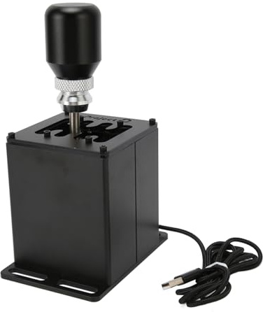 Vikye USB-Simulator-Shifter, Kompatibel mit G29 G27 G25 G920 füR T300RS GT, 7 Plus R PC-Rennspiel USB-Shifter