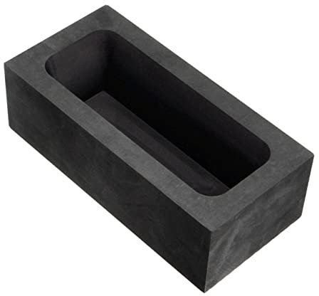 Lurrose Schmelzguss Form Graphit-barrenform Nichteisenmetallform Raffinationsschrottbarren Für Gold Silber Laborausbildung Außenmaß Innenmaß