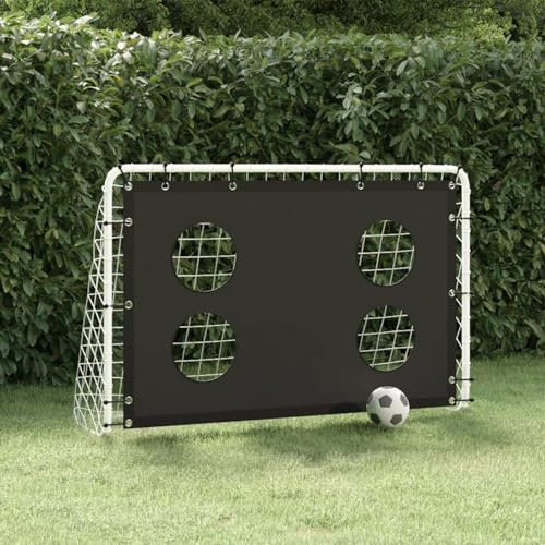 ShGaxin Fußballtor mit Torwand, Fussballtor, Fussballtore Für Garten Child, Fußballtore Draußen Child, Torwand, Fußballtor Child, Fussballtore, Football Goal, Stahl 184x61x122 cm