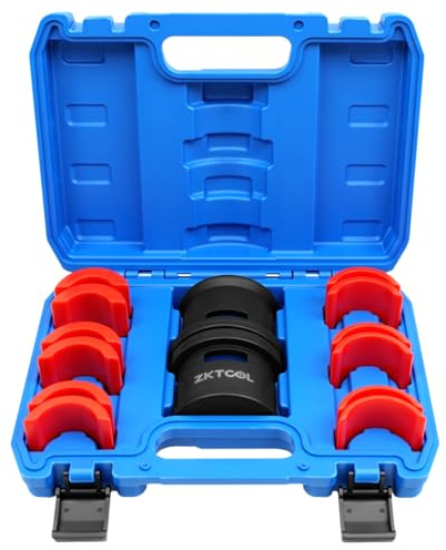 ZKTOOL 14 Pièces Outil de Joint d'Étanchéité de Fourche de Moto | Chasse-Joint de Fourche pour Tailles de 35MM 36MM 40 MM 41MM 42MM 43MM 45MM 46MM 47MM 48MM 49MM 50MM