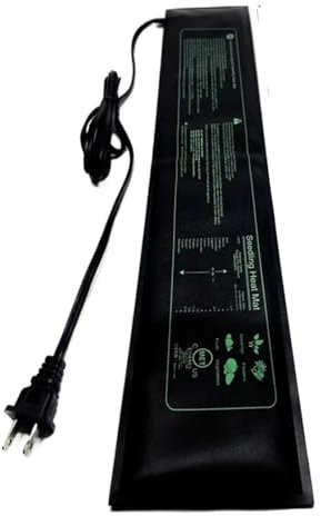 JKELPV Wärmematte für Sämling Wasserdichtes Heizkissen für Hydrokultur-Anbau, Aquarium, Pflanzenwachstum, Innensämling-Heizmatte Setzling-Heizmatte(50cmx52cm)