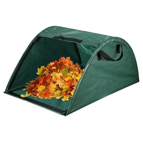 MNEVZX 100 l große Garten-Kehrschaufel mit Griff, tablettartige Gartenbeutel für robuste Laubbehälter, Abfallbehälter Gartenabfallsack gartenwerkzeug