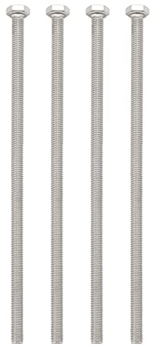 Pesfehhy M6 x 150mm Edelstahl Vollgewinde Sechskantschraube Bolzen 5 Stueck