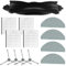 Set di parti di ricambio con filtri Mop Panni Spazzole laterali Kit spazzola principale Compatibile per Hoover HG4 per Hydro Robot Accessori per la pulizia dell'aspirapolvere