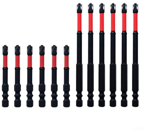 Besttoolifes FPH2 Screwdriver Bit Set, Steel Screwdriver Bit Set, Cross Slot Screw Driver Drill Bits Used Electricians, Compatible With Electric Air Cordless Drills