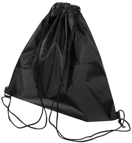 GANAZONO Bolsa Negro para de Cordón Motocicleta Oxford Tejido Casco Gran Capacidad , Práctica y para Uso Exterior Entrenamiento Deportivo
