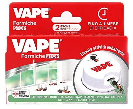 VAPE. Esca FORMICHE CONF 2 PZ INSETTICIDA Gel Anti FORMICHE Gel
