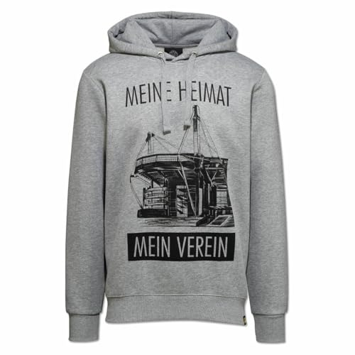 Borussia Dortmund BVB Hoodie, Kapuzenpullover MHMV grau, 19221106 M