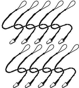 BESNIN Tool Lanyard 30Ib Weight Limit 10pcs Safety Lanyard Adjustable Loop End for Working Tools