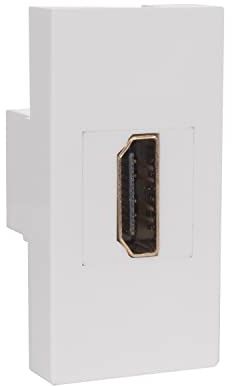 Maclean MCE720W HDMI Steckdose Modulare Wandsteckdose Unterputzdose Wanddose Einbaudose Unterputz Montage (HDMI Steckdose, Weiß)