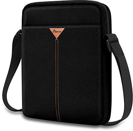 SIMTOP Tasche Ipad für 9-11 Zoll,iPad Air 2023,Ipad Taschen 10,9 zubehör für Tablets IPad Air 4,10,2,Umhängetasche für Tablets,Tablet Schultertasche (Schwarz)