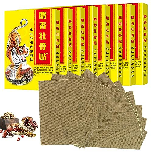 Schmerzlinderung Patch,96 Stück Chinesische Ferninfrarot Pflaste,Schmerzlinderung Pflaster,Arthritis Linderung Patch,Schmerzlinderungspflaster,Schmerzpflaster für Nacken Knie Rücken Schulterschmerzen