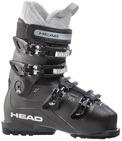 HEAD Advant Edge 65 W Black/Anth Flex 65 - Botas de esquí para mujer (Edge LYT MP24.0, antracita/negro)