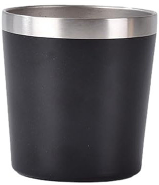 DUDOK Tazas de café expreso con Aislamiento de Doble Pared,Tazas de té de Acero Inoxidable | Tazas de café expreso con Aislamiento de Doble Pared, irrompibles, Reutilizables, aptas para lavavajillas