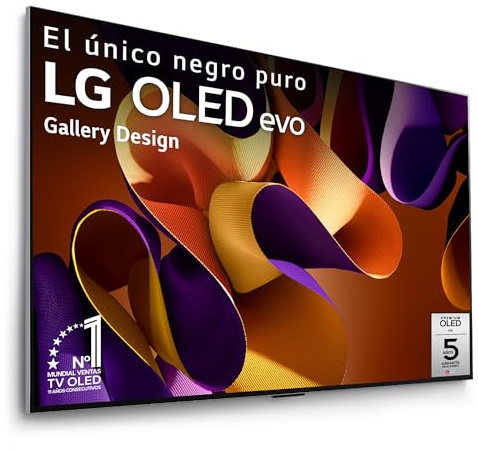 LG OLED77G45LW, 77, OLED EVO* 4K, série G4, Smart TV, WebOS24, processador a11, visão Dolby, Dolby Atmos, webOS 24, 3840 x 2160, TV Gaming, 144 Hz, integração de Parede, negração. Preto
