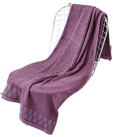 FBHappiness Bath Towel Bamboo Charcoal Bath Towels Adult Soft Absorbent Bath Towel Bamboo Fabric Towel Bathroom Sets Beach Towels(Color:Grau)