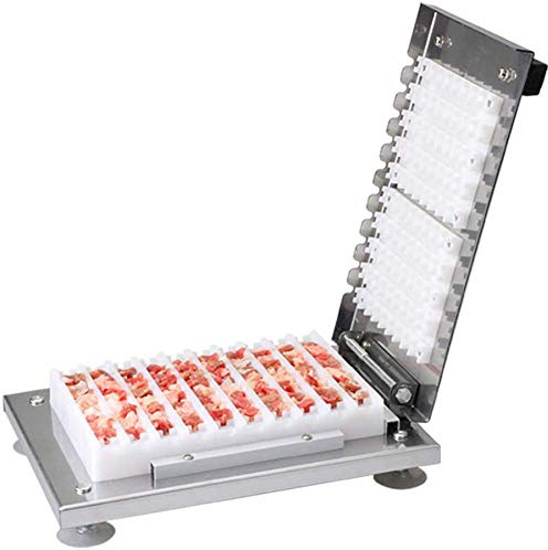 Barbecue Skewers Meat Skewer Tool, Kebab Maker Maker BBQ Tools Meat Skewer Maker BBQ Kebab Maker Box with Meat Skewers