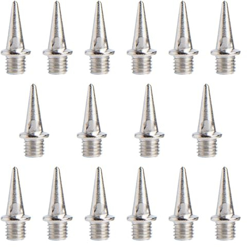 Oshhni 16x para atletismo, para correr, de acero, de 12 mm, prácticos, de repuesto para zapatillas de atletismo, trekking y sprint