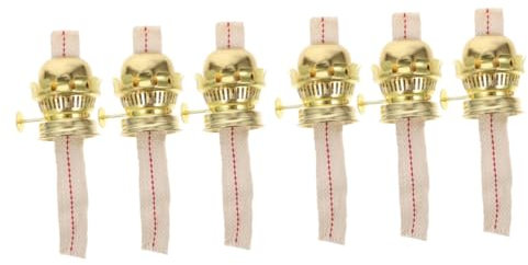 SEWOART 6sätze Retro Kerosinlampe Aus Aluminiumlegierung Mit Wickel Austausch Für Alte Öllampe Verstellbares Design Passend Für Verschiedene Öllampen Langlebig Und Praktisch