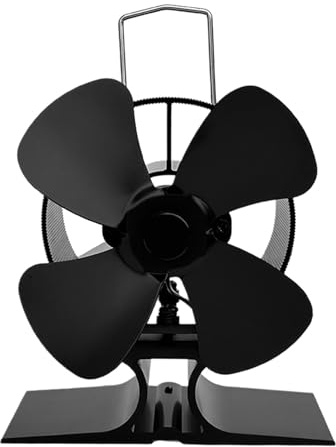 Ventilateur de poêle alimenté par la chaleur – Ventilateur de poêle à bois non électrique, ventilateur de cheminée alimenté par la chaleur | Ventilateur de poêle à bois pour poêle à bois de cheminée