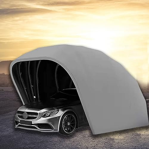 XHSMYXGS Tienda de campaña para Coche Totalmente automática, cochera móvil Plegable telescópica de Acero Inoxidable, Refugio portátil para Garaje y Puerto para Coche a Prueba de Todo Tipo de Clima