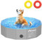 Piscina per cani con parabrezza