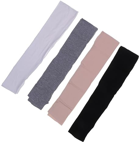 Holibanna 4paar Uv-Schutz Handschuhe Fingerlos Sonnenschutz Handschuhe Für Outdoor-Sportarten Aus Schwarz Weiß Und Hautton Für Radfahren Und Sommeraktivitäten
